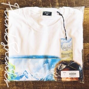 Kith for Bob Ross Portrait Tee • Store Exclusive • White • 2026